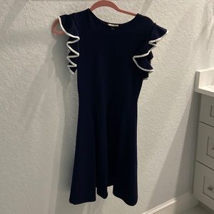 Navy blue knit Shoshanna dress- size small